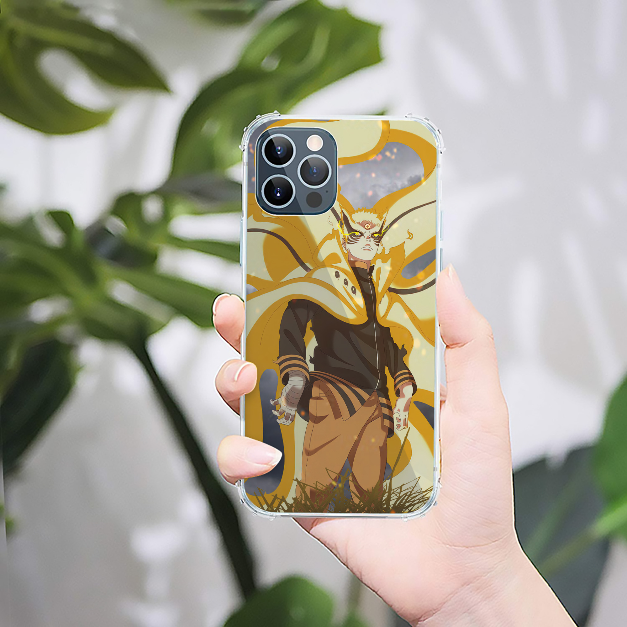 （画像用） NARUTO -ナルト- NARUTO -ナルト- 疾風伝 【iPhone 12シリーズ対応】透明スマホケース（クリアソフトケース）